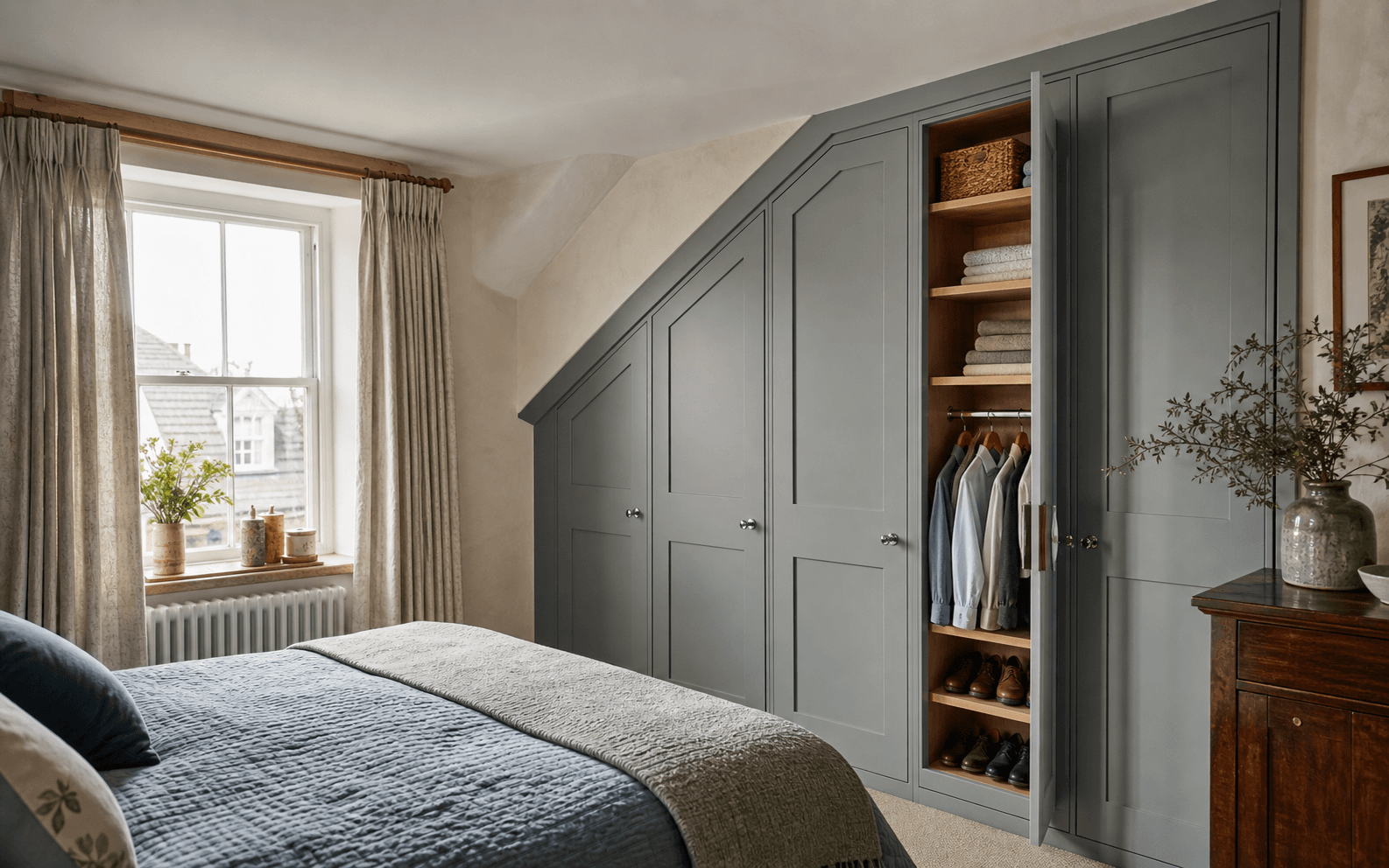 Fitted Wardrobes for Sloping Ceilings in Isle of Man Homes