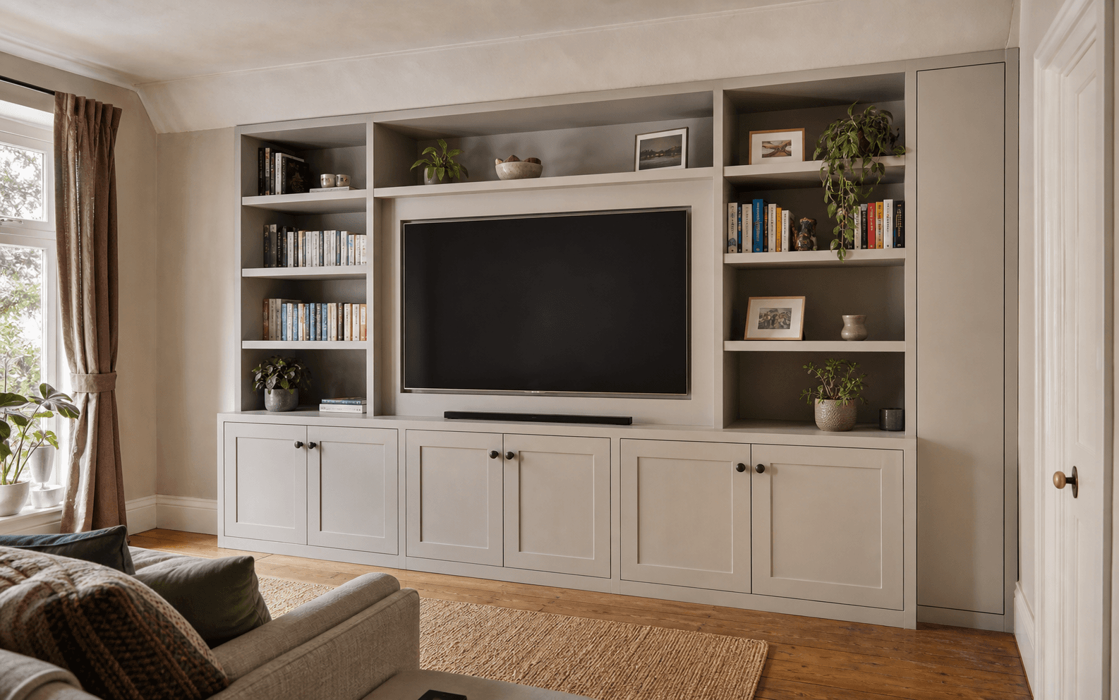 TV and Media Wall Storage Ideas for Isle of Man Living Rooms